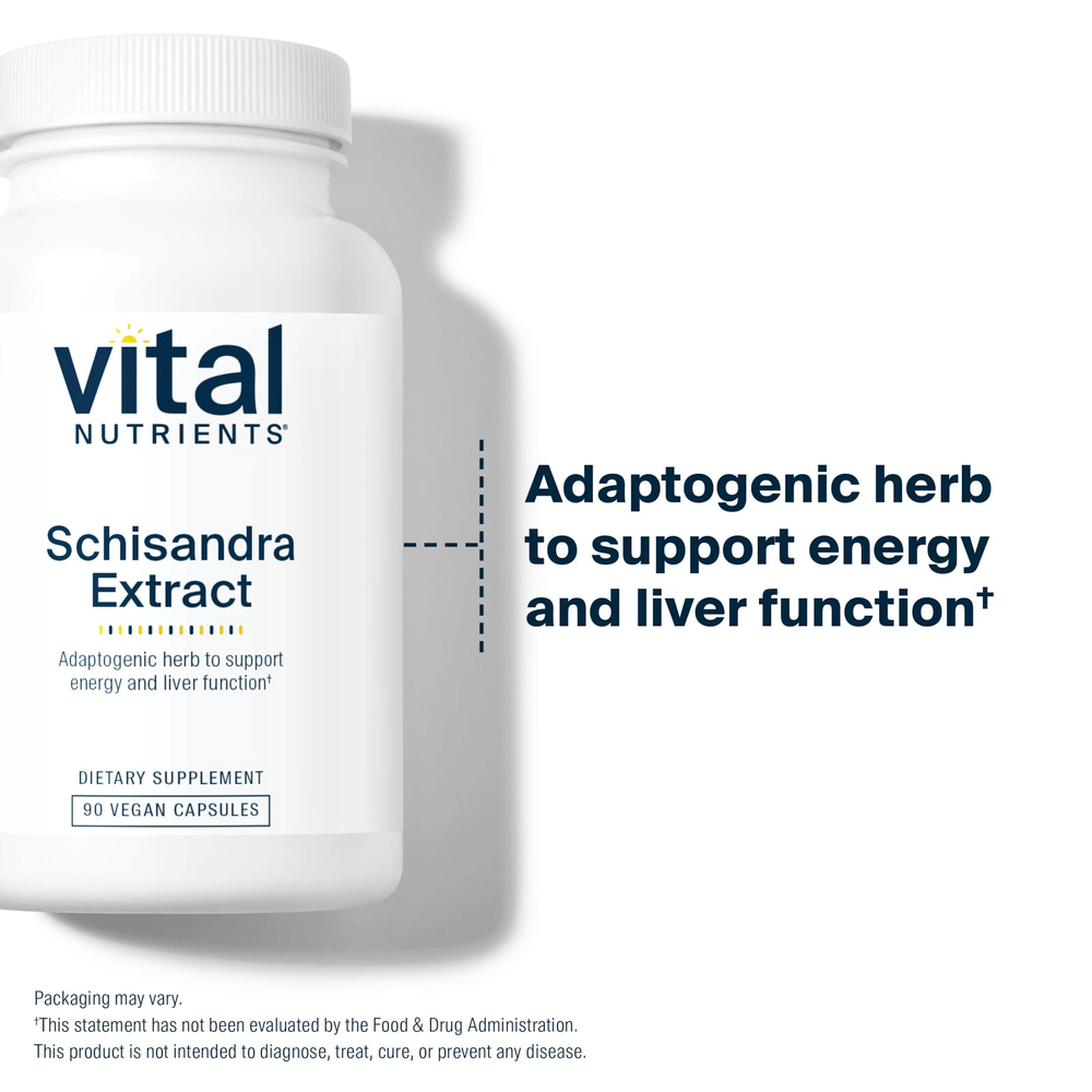 Vital Nutrients, экстракт лимонника, 90 веганских капсул (500 мг в 1 капсуле)