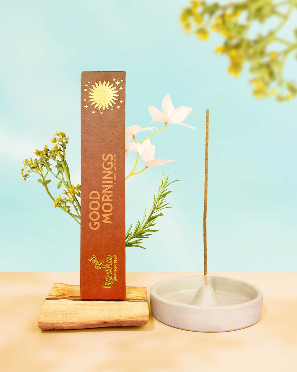 Благовония ISPALLA Palo Santo «Доброе утро»  (10 шт/1 упаковка)