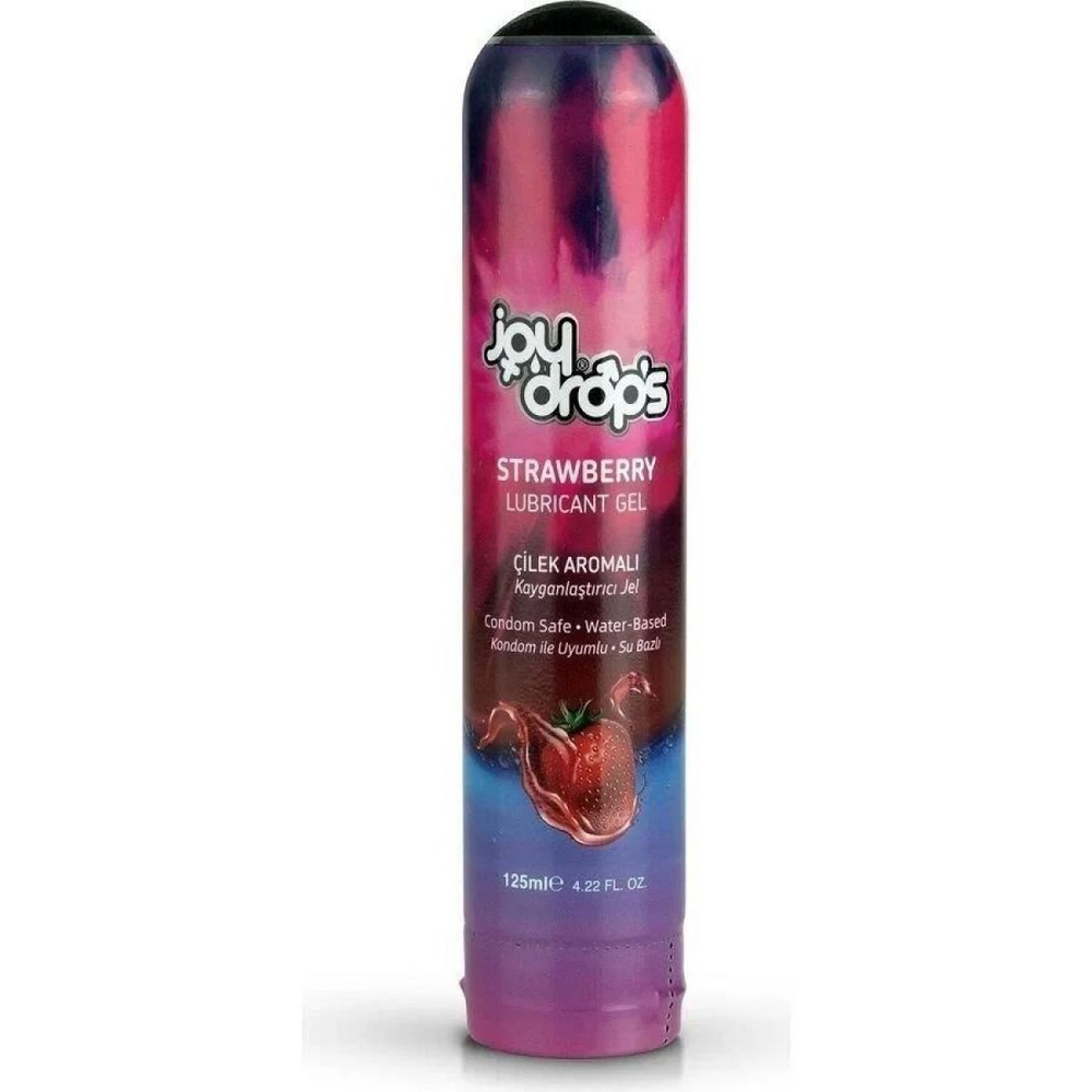 Лубрикант JoyDrops "Strawberry" со вкусом клубники, 125 мл