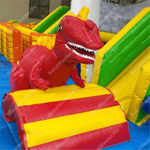 Большой надувной батут "Средневековье" 10*10*5 м