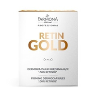 Дермокапсулы придающие упругость 100 % ретинол Farmona Professional Retin Gold Firming Dermocapsules 100% Retinol 15шт