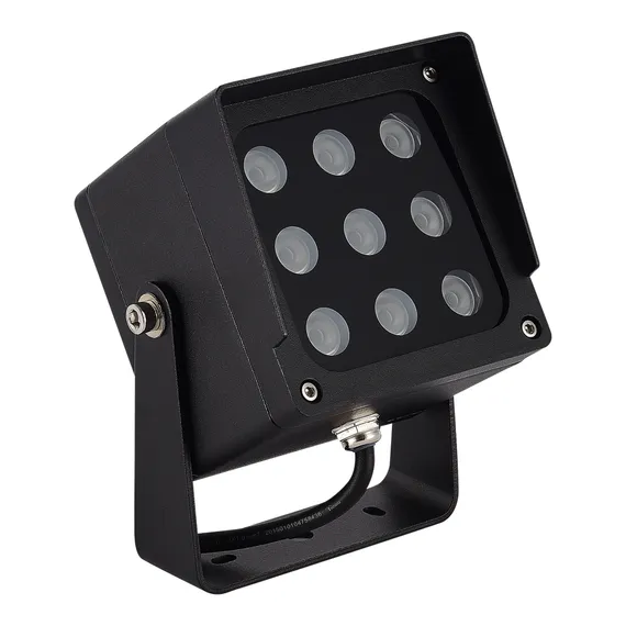 SL9520.415.01 Светильник уличный наземный ST-Luce черный/черный LED 1*18W 3000K/4000K/6500K GLARE
