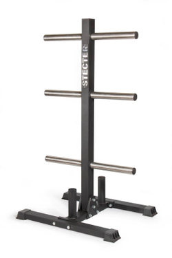 Стойка для дисков штанги "Дерево" и 2-х грифов