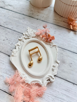 Брошь "Нота. Музыка"