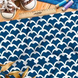 Ткань премиум шифон мелодичные звуки моря