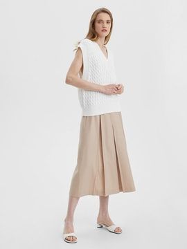 AIM из хлопка с косами, белый.