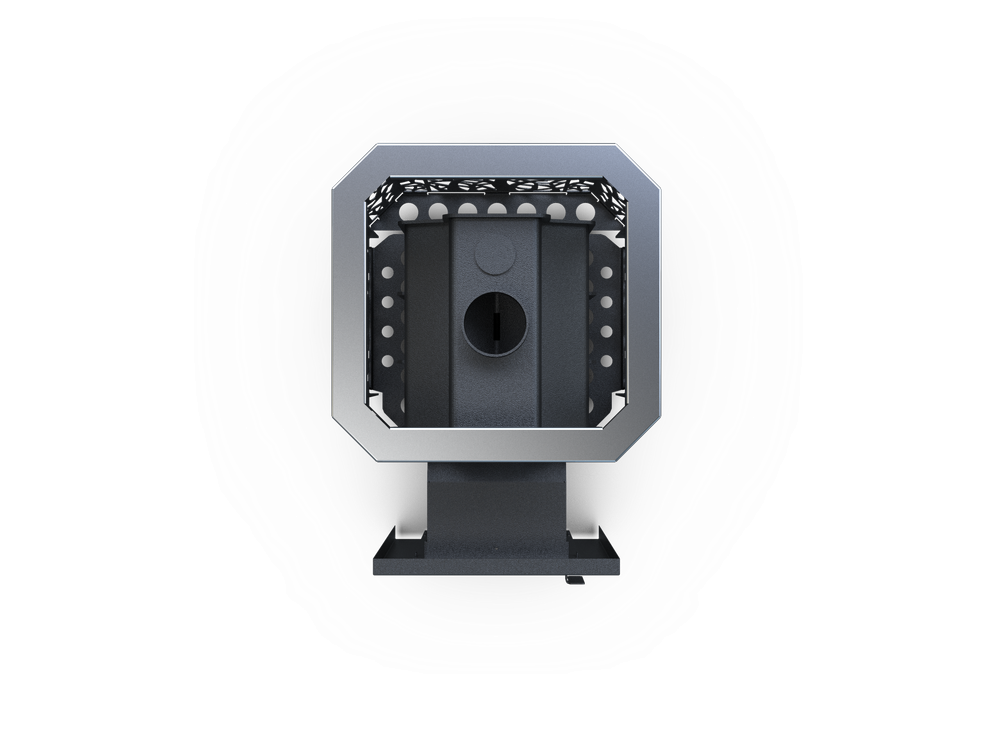 Банная печь Душа- 15 Сетка Древо стекло 8мм