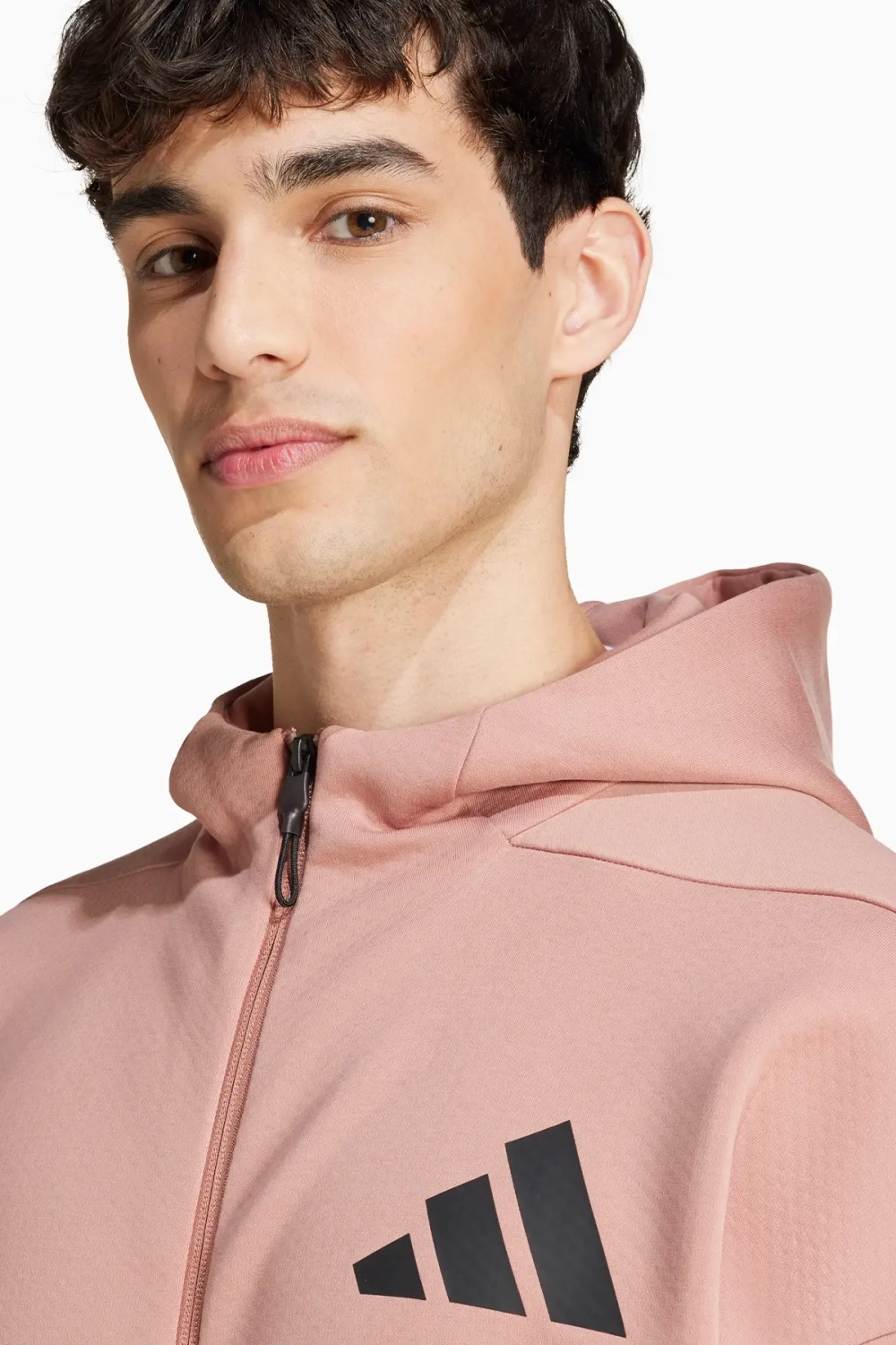 Кофта adidas Z.N.E. Full-Zip - оранжевый