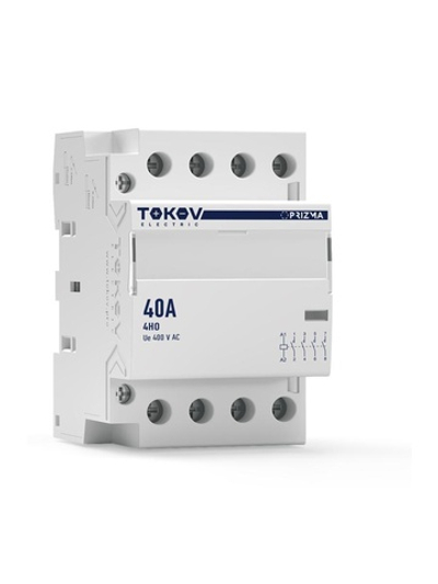 Контактор модульный 54мм 40А 230В АС 4НО PRIZMA TOKOV ELECTRIC TKE-PZ-MC-3-40-230-40
