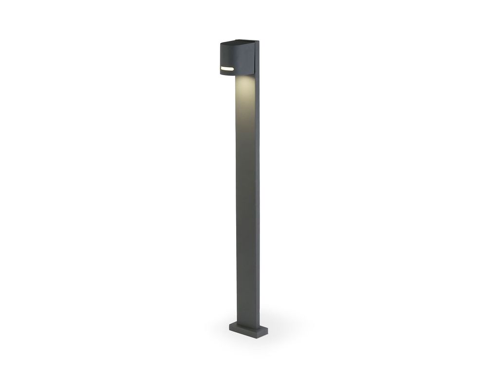 Светильник уличный ландшафтный ST3752 GR серый IP54 GU10 max 35W 136*105*800