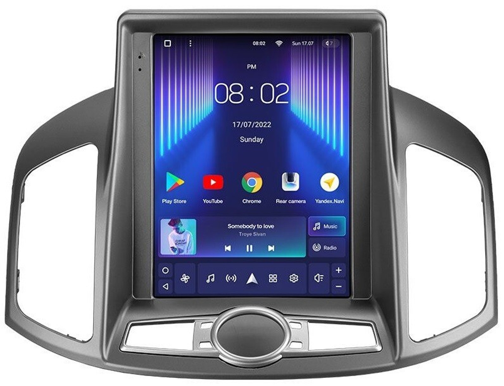Магнитола для Chevrolet Captiva 2011-2015 - Teyes TPRO 2 экран 9.7" в стиле "Тесла" на Android 10, ТОП процессор, 4G SIM-слот
