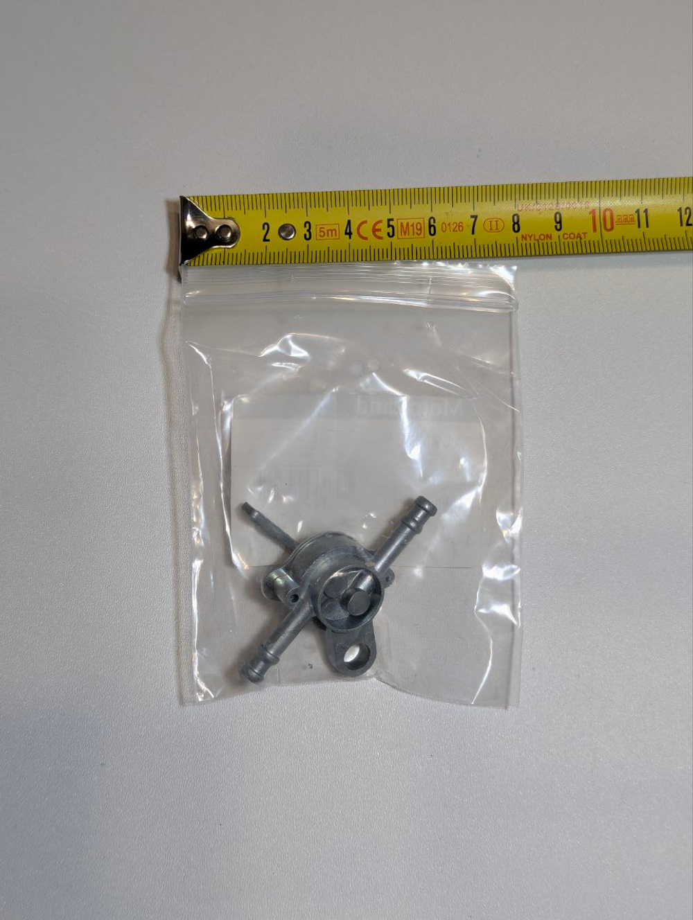 -Бензо кран топливный для мотоцикла, питбайка, скутера (3 положения, алюминий, прямой)