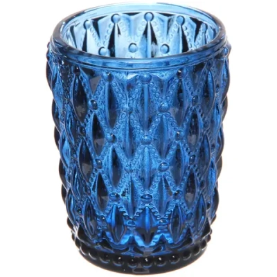 Подсвечник «Самоцвет» 6,5*9 см, Сапфир