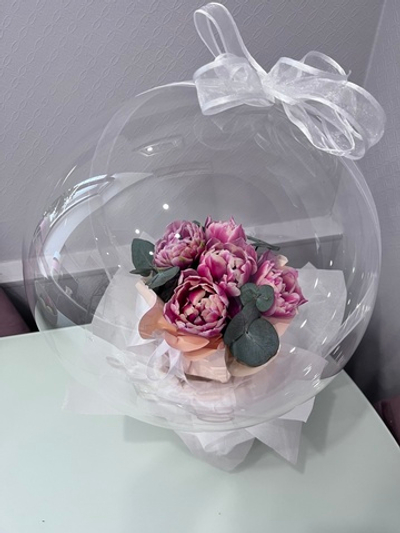 Набор шаров Стеклянные цветы