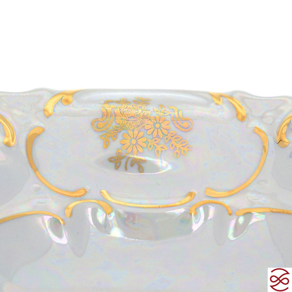 Фруктовница Queen's Crown Роза перламутр 27 см