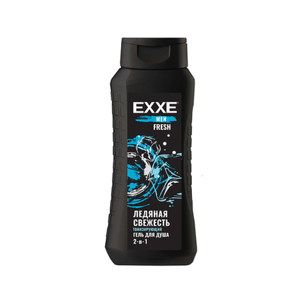 Гель для душа 2 в 1 EXXE Men Fresh Ледяная свежесть, 400 мл