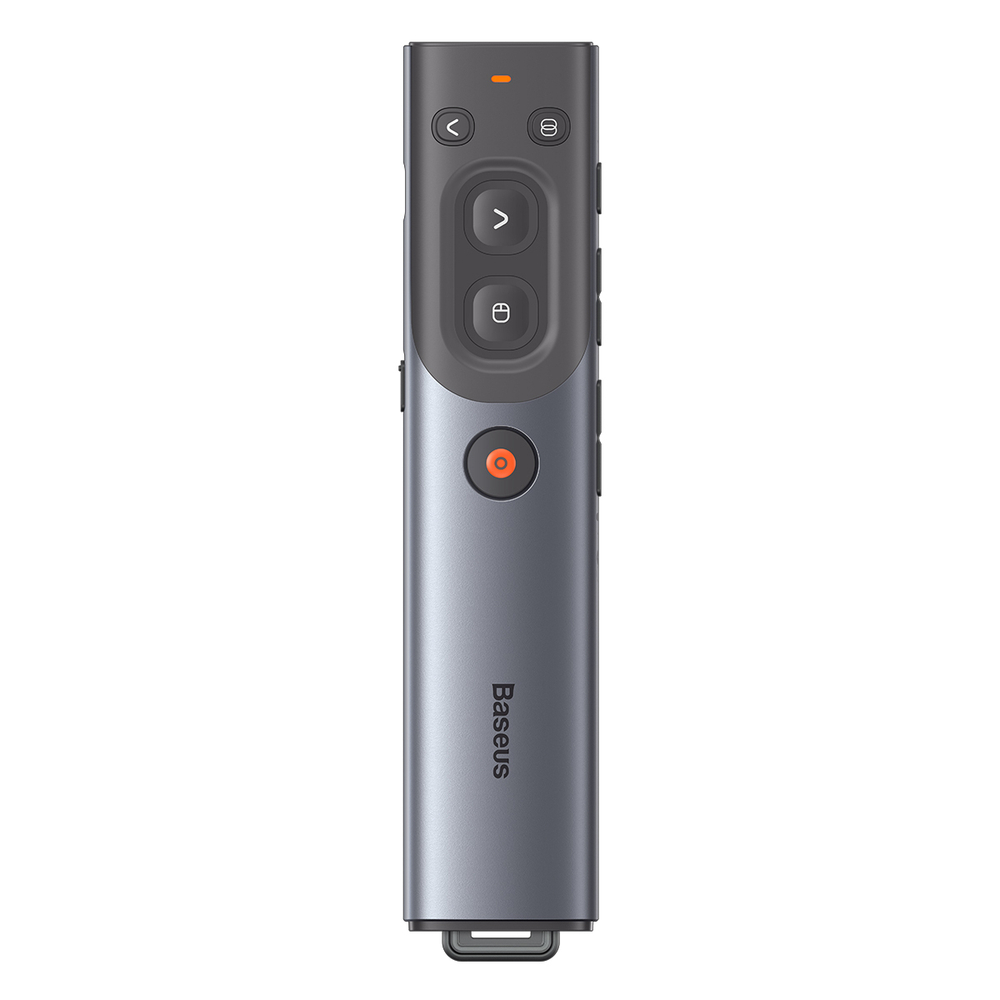 Беспроводной презентер с лазерной указкой Baseus Orange Dot AI Wireless Presenter (Red Laser, Charging)