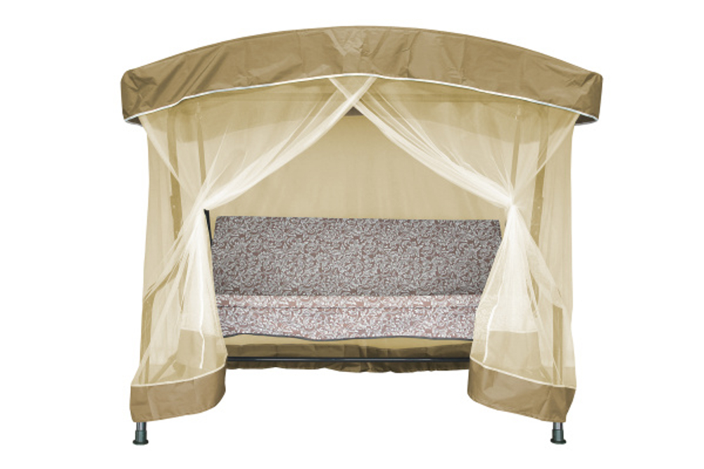 Качели садовые 3-х местные Ирис с москитной сеткой арт.GS1447 "Garden story"