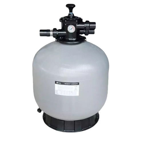Фильтр песочный для бассейна для бассейнов объёмом до 45 м³ - 11.1 м³/ч, песок 85 кг, Ø535мм, h845мм, вент.верх подкл. Ø50 - Усиленный - V500 - AquaViva