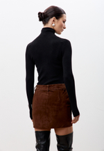 Юбка из натуральной замши