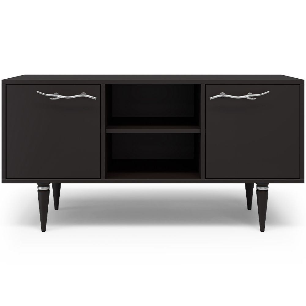 Тумба под ТВ Арт Колор matte 117см Классик Сильвер Терпкий коричневый матовый