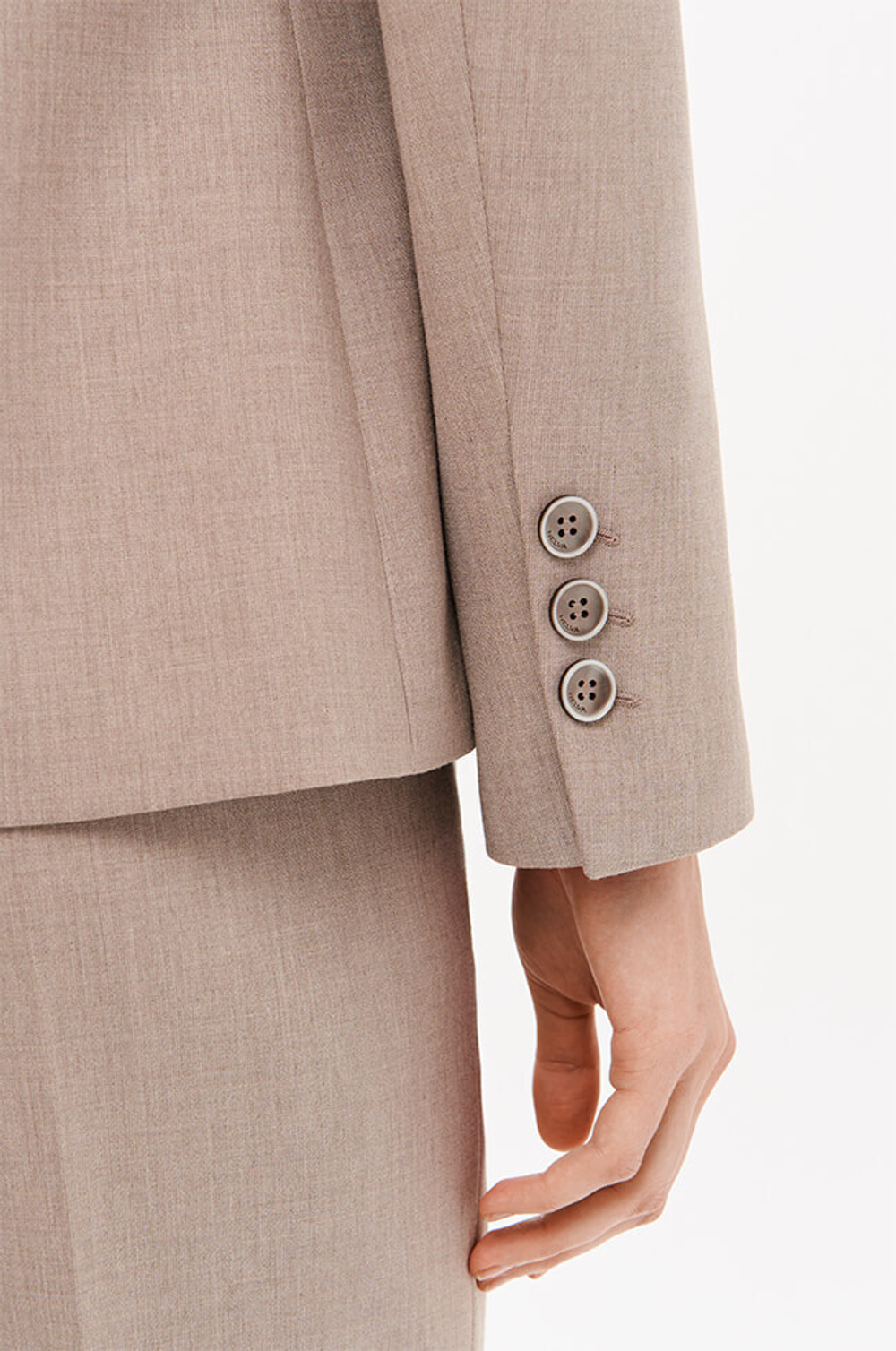 1938 Жакет женский (пепельно-бежевый)