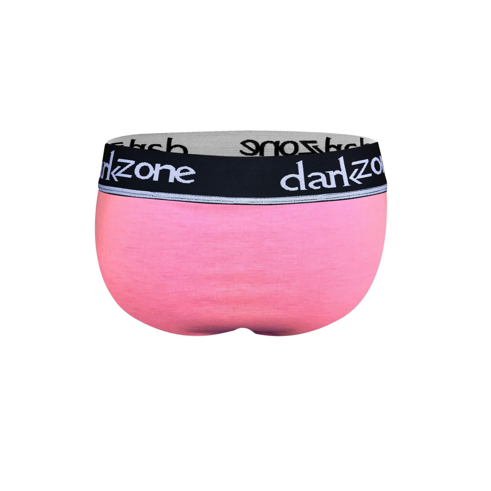 Розовые хлопковые слипы с брендированной резинкой (Размер: M) (Цвет: розовый)