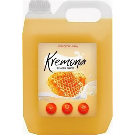 Жидкое мыло Kremona Молоко и Мед 5 л
