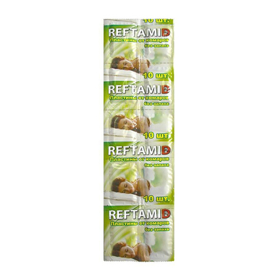 Пластины от комаров Рефтамид (10 шт.) 2194