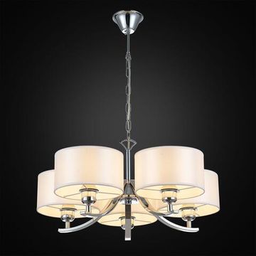 CL466150 Эвита Хром+Белый Св-к Люстра