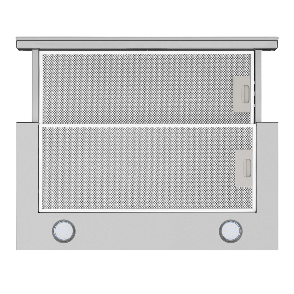 Кухонная вытяжка MAUNFELD VS Slide 60 металлик\белое стекло фото 5