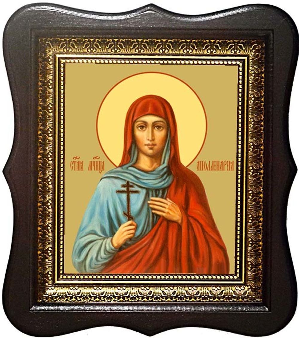 Аполлинария Святая мученица. Икона на холсте.