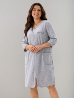 Халат Хм-562/серый-п