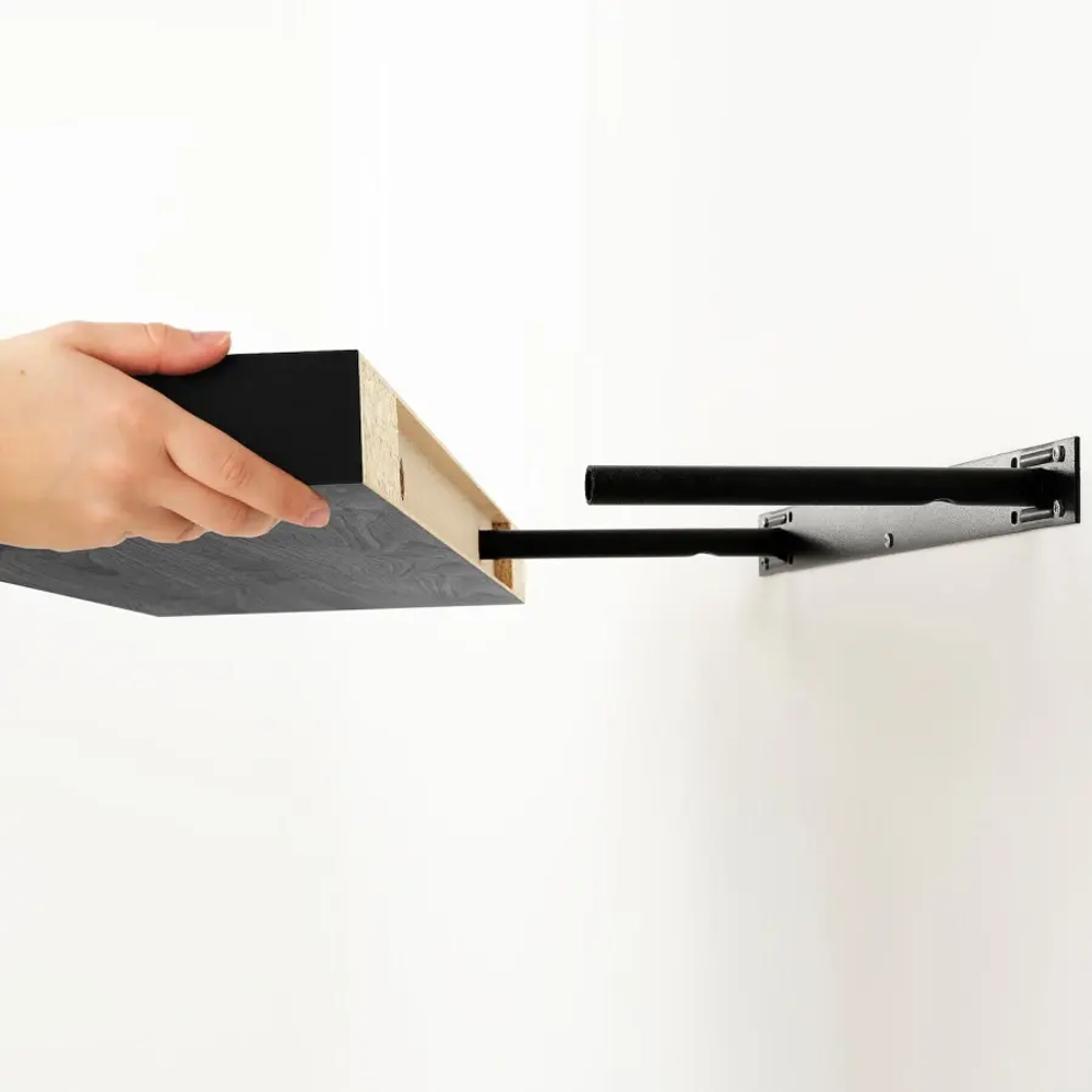 Тумба под ТВ - IKEA BESTÅ/BESTA LACK, 195x42x300см, черный, БЕСТО ЛАКК ИКЕА