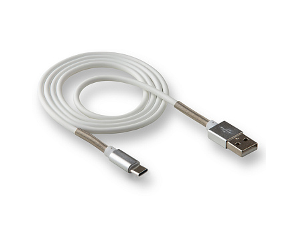 Кабель USB &quot;WALKER&quot; C720 для TYPE-C (2.4А), белый