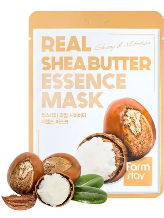 Тканевая маска для лица FarmStay с маслом ши