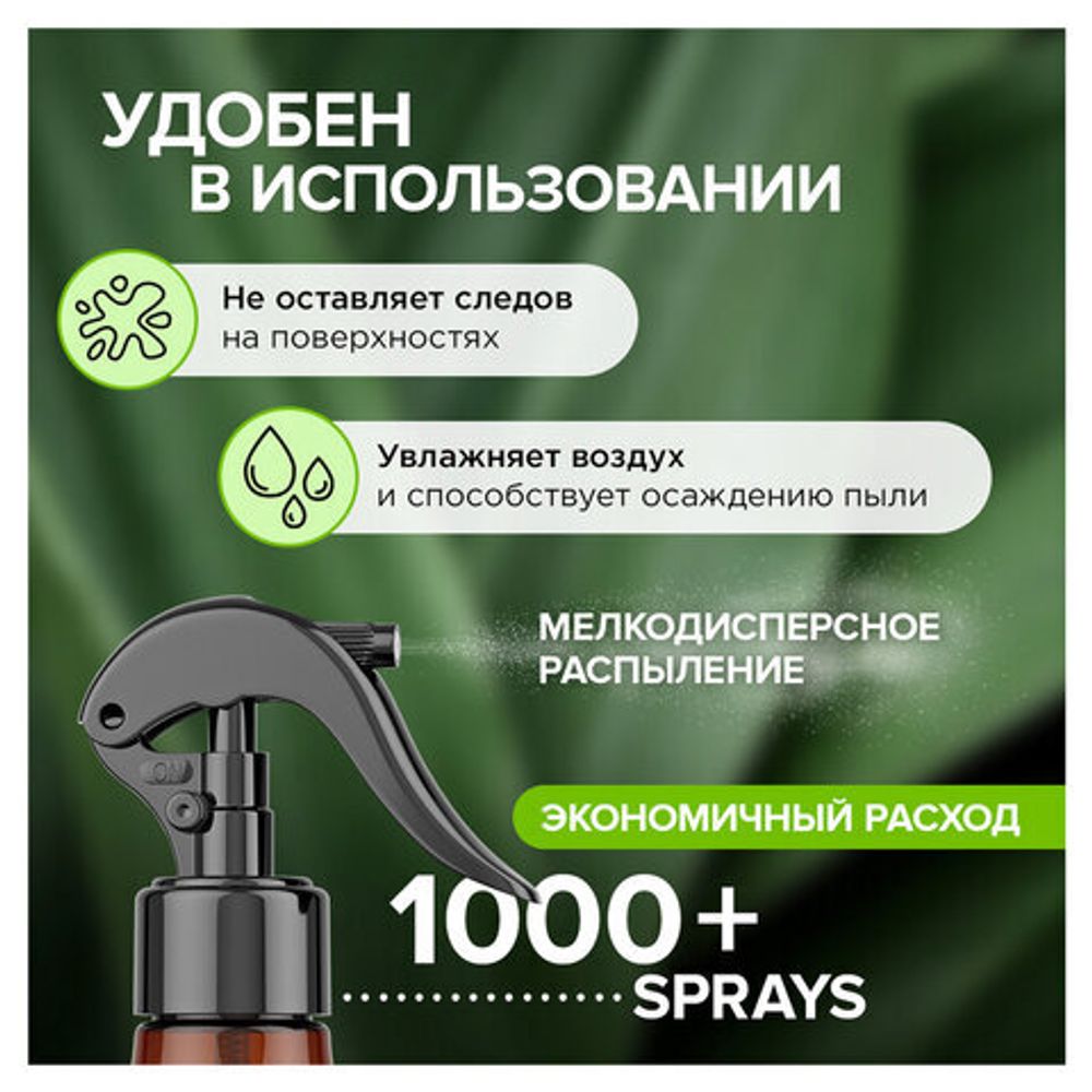 Освежитель воздуха 380 мл SYNERGETIC "Миндаль и яблоневый цвет", биоразлагаемый, нейтрализатор запахов, спрей, 900001