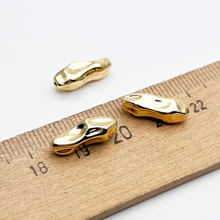 Бусина, цвет золото, размер 15*5 мм, цена за 1 шт