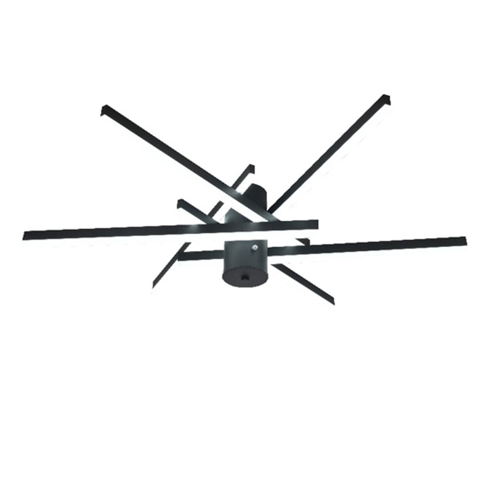 Потолочная светодиодная люстра Mirastyle XL-20639/6 BK
