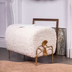 Банкетка Нимфея Какао Бронза