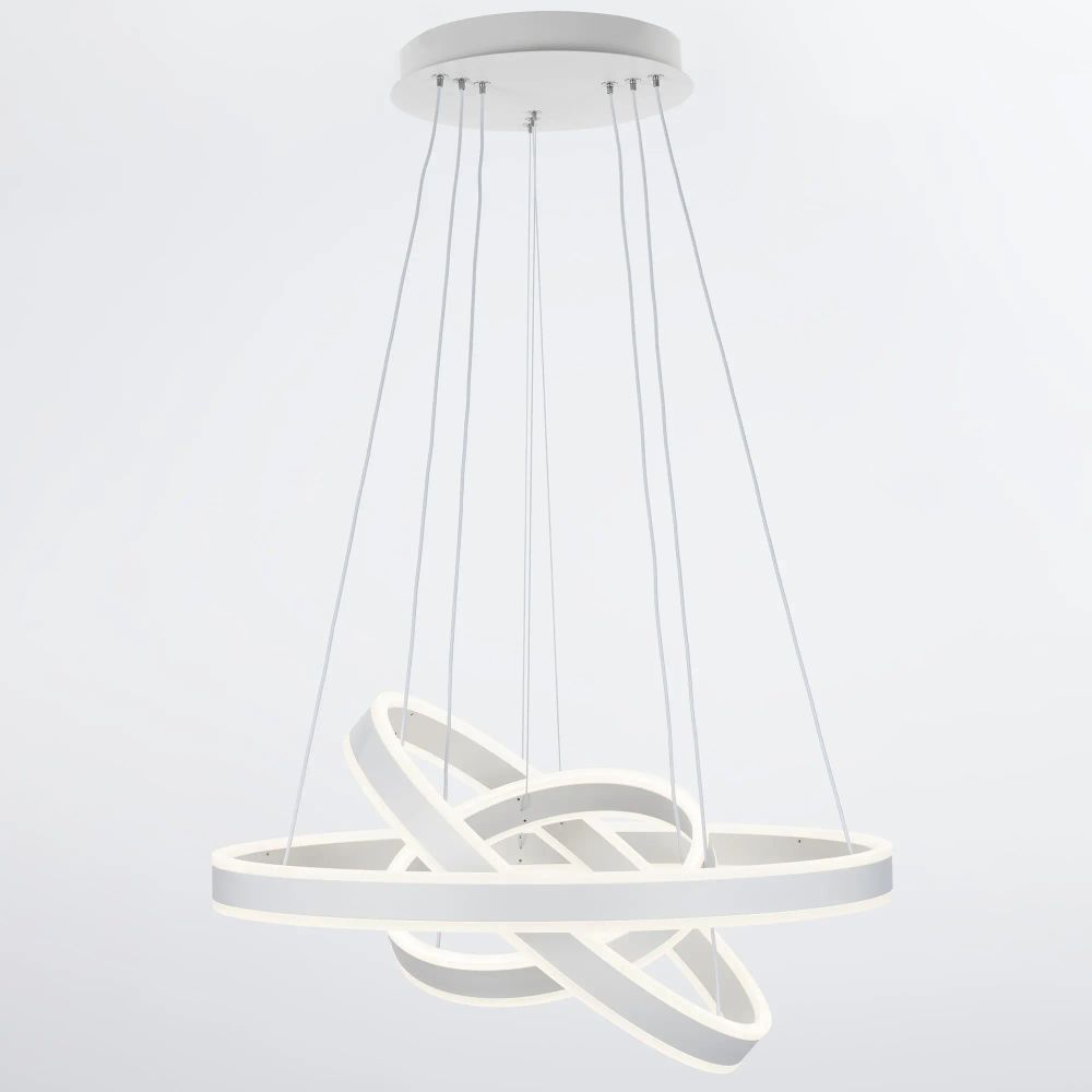 Citilux Дуэт CL719650 LED Люстра подвесная с пультом Белая