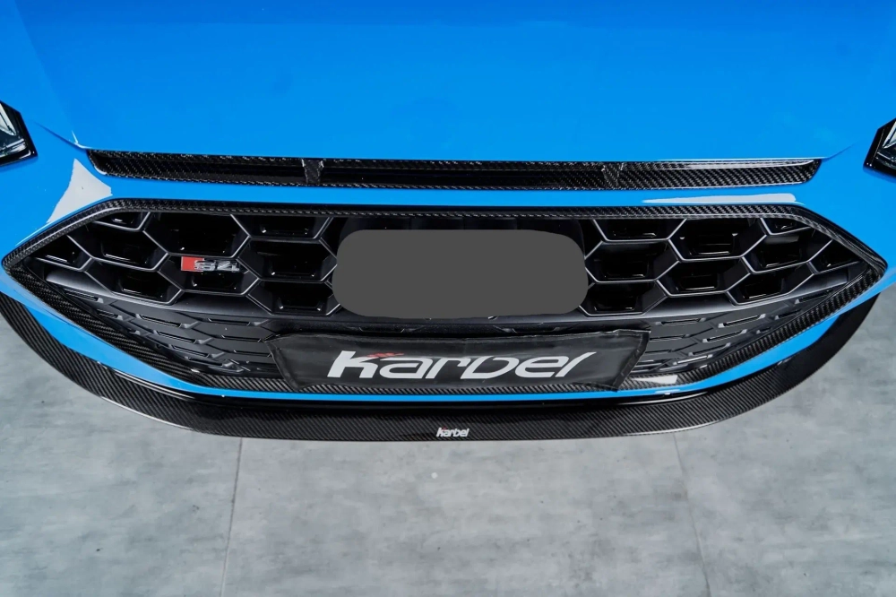 Карбоновая рама решетки радиатора для AUDI S4 & A4 S LINE 2020-2025+ B9.5 Ауди аэродинамический обвес