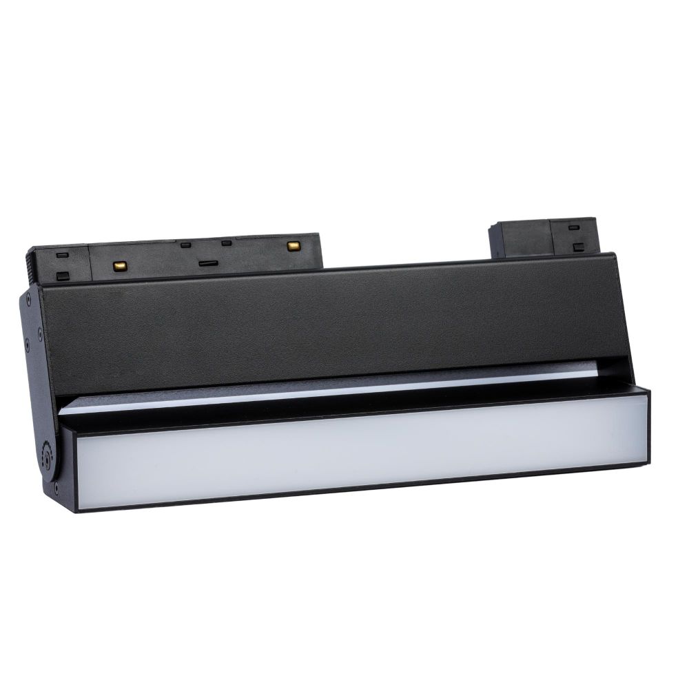 ULB-M80-12W-4000K-35 BLACK Светильник-прожектор линейный светодиодный трековый. Для магнитных шинопроводов. 900 Лм. Белый свет 4000К. Черный. ТМ Uniel