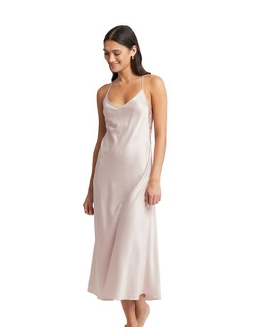 ночная сорочка из шармёза Rya Collection Stunning пыльная роза — фото 4