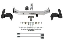 Фаркоп торцевой c электрикой Smart для Toyota Land Cruiser 200 (кроме Executive и TRD) 2007-2021, с нерж. накладкой, шар F, 1500/75 кг, F.5713.003