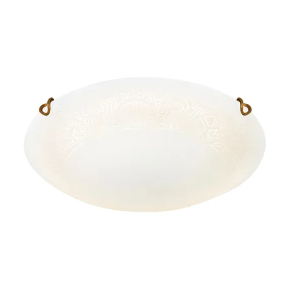 7602/DL SNOK SN 000 Светильник стекло/белое/золото LED 48Вт 4000K D405 IP20 AMMONITE