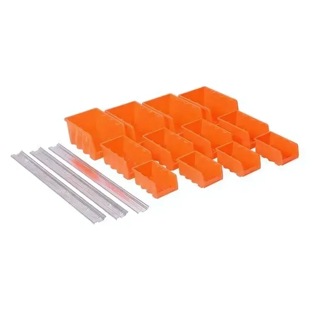 Набор лотков для метизов с крепежом Оранжевый 0,235,59х0,135м