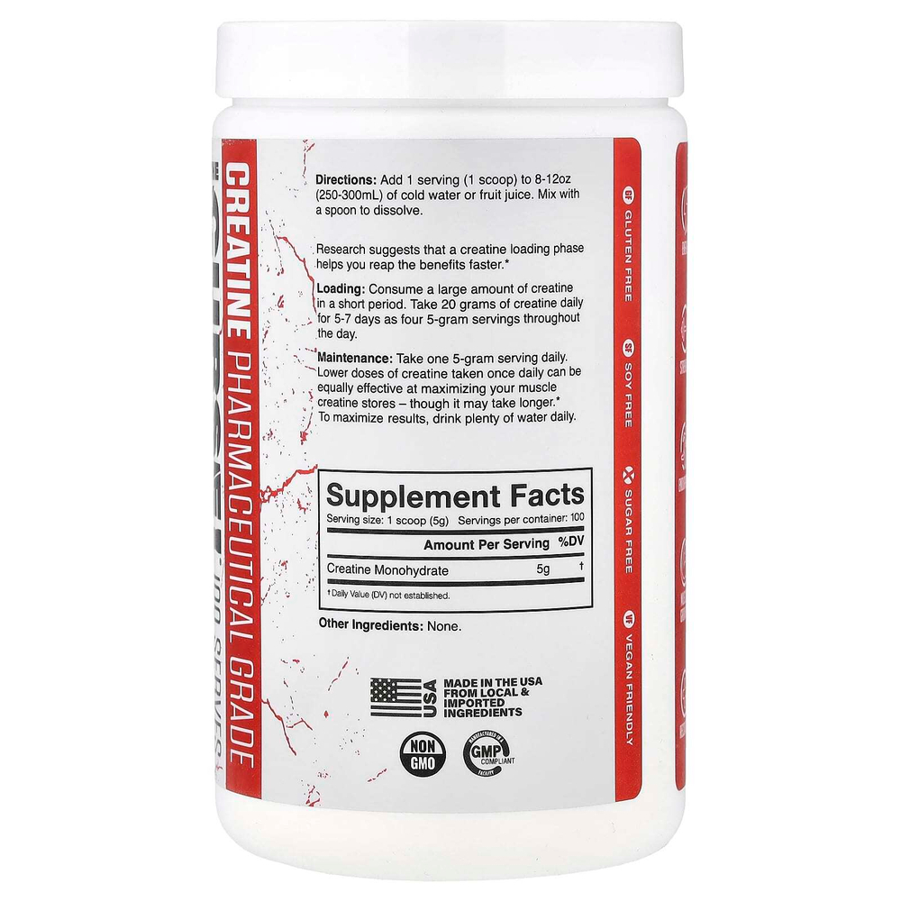 JNX Sports, The Curse, креатин, без добавок, 500 г (17,6 унции)