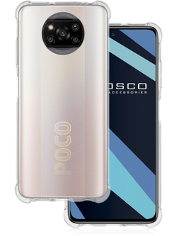 Чехол ROSCO для Poco X3 NFC;Poco X3 Pro оптом (арт. XM-PX3-HARD-TPU-TRANSPARENT)