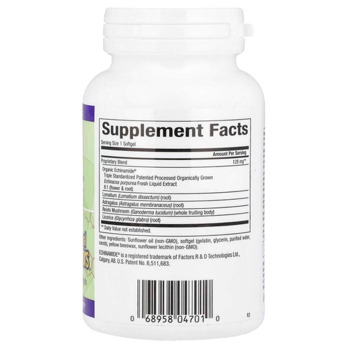 Natural Factors, Anti-V Formula с клинически подтвержденным экстрактом Echinamide®, 120 капсул